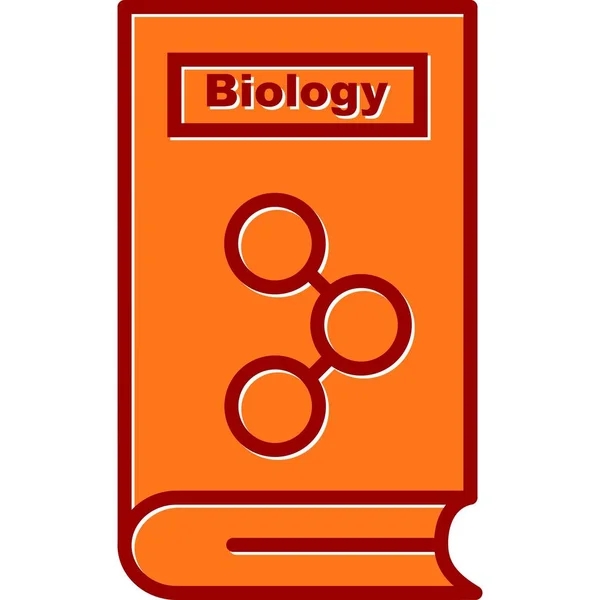 Biology Vector Filled Slipped Icon Desig — Stockový vektor