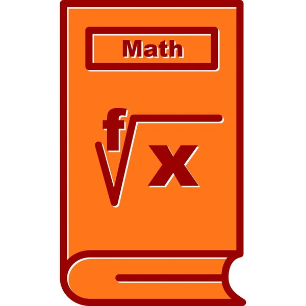 Matematyka Wektorowa Wypełniona Poślizgową Ikoną Desig — Wektor stockowy