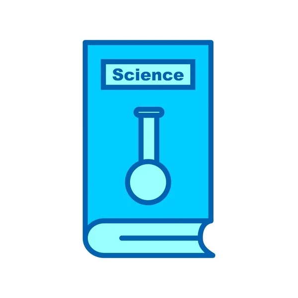 Science Vector Line Blue Tone Icon Desig — 스톡 벡터