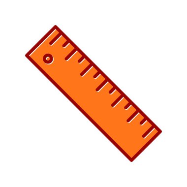 Vektör Doldurulmuş Ölçeklendirilmiş Kaymış Simge Tasarımı