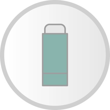 Yapıştırıcı Çubuğu Vektörü Dolu Çember Simgesi Tasarımı