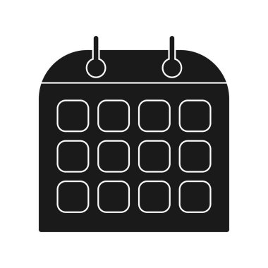 Takvim Vektörü Şekil Simgesi Tasarımı