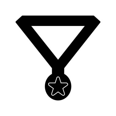  Madalya Vektörü Şekil Simgesi Tasarımı 