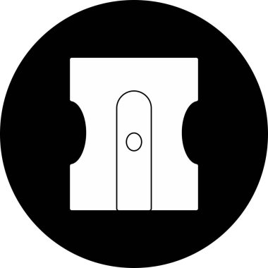 Keskinleştirici Vektör Kabartması Ters Döndürülmüş Simge Tasarımı