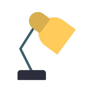 Lamba Vektörü Düz Simge Tasarımı 