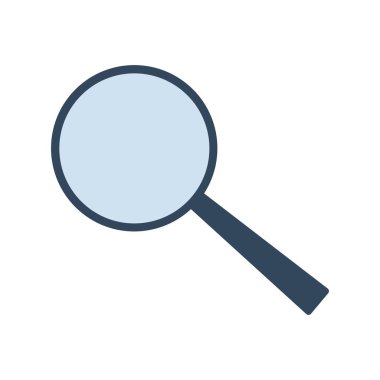  Büyüteç Vektör Düz Simge Tasarımı