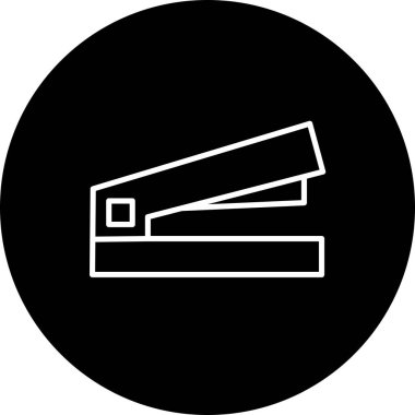  Staple Vektör Satırı Ters Simge Tasarımı