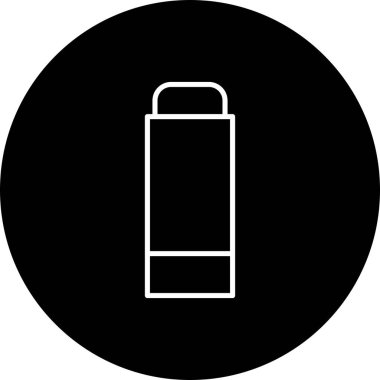 Yapıştırıcı Çubuğu Vektör Satırı Ters Simge Tasarımı