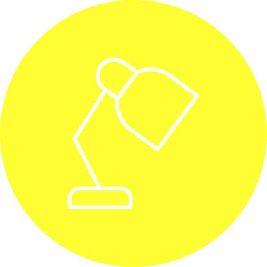 Lamba Vektör Satırı Çok Renkli Simge Tasarımı 