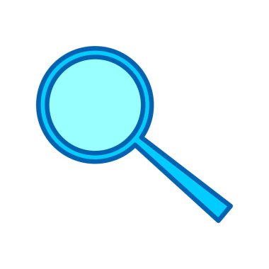  Büyüteç Mavi Ton Tasarımı