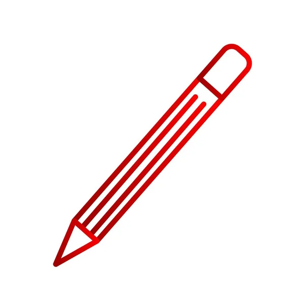 Pencils Vector Gradient Icon Design — Stock Vector