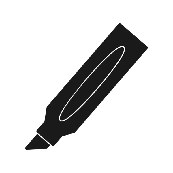 Marker Vector Glyphh Icon Design — стоковый вектор