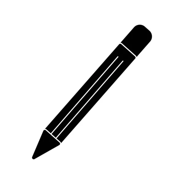 Kalem Vektörü Şekil Simgesi Tasarımı — Stok Vektör