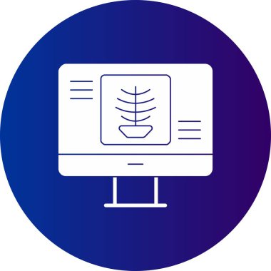  Çevrimiçi Xray Glyph Çember Gradyan Simgesi Tasarımı