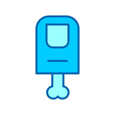 Başparmak kemiği Vektör Satırı Bluetone Simgesi Tasarımı 