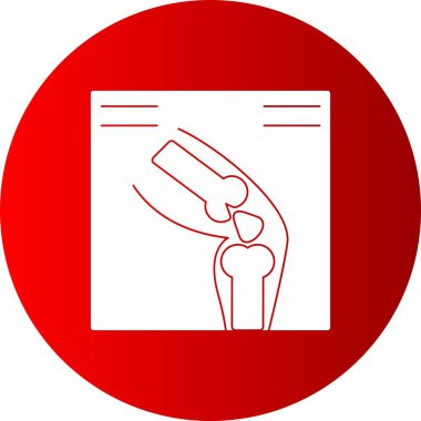 Diz birleşimi Vektör Çemberi Gradyan Simgesi Tasarımı