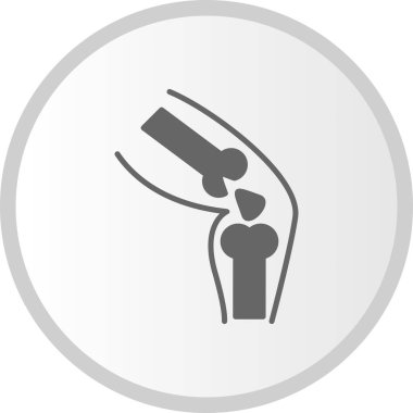  Kırık eklem Vektörü Kabartma Çemberi Simge Tasarımı