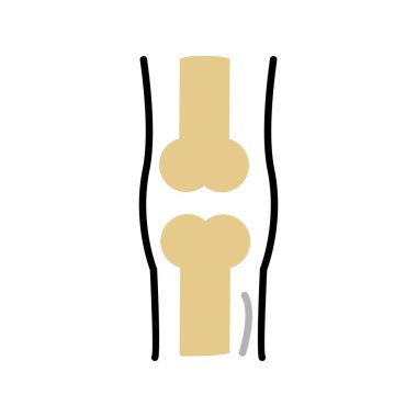 Bacak Vektörü Düz Simge Tasarımı