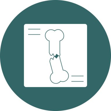 Xray ortak Vektör Çemberi Çoklu Renk Simgesi Tasarımı