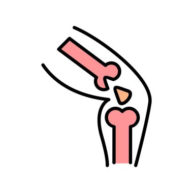 Simge Tasarımı Doldurulmuş Kırık Ortak Vektör Satırı