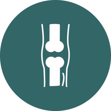 Bacak Vektörü Çemberi Çoklu Renk Simgesi Tasarımı