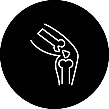  Kırık eklem vektör satırı Ters Simge Tasarımı 