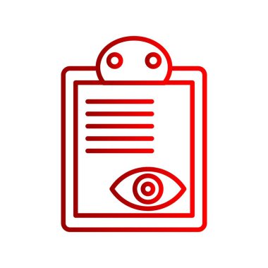 Vision Pano Vektör Satırı Gradyan Simgesi Tasarımı