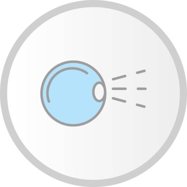  Göz Görüş Vektörü Dolu Çember Simgesi Tasarımı