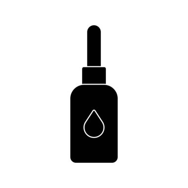  Göz Damlaları Şişe Vektörü Kabartma Simgesi Tasarımı