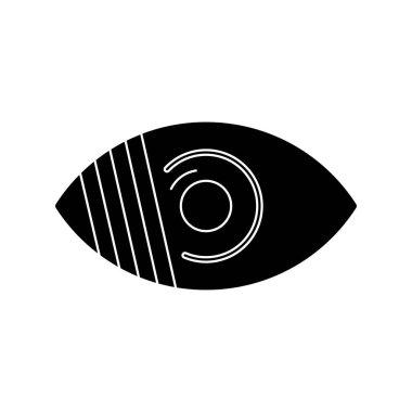 Renk körü Göz Vektörü Kabartma Simgesi Tasarımı