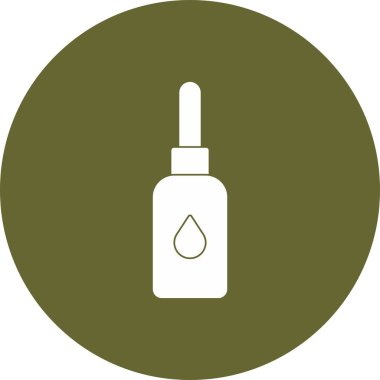  Göz Damlaları Şişe Vektörü Kabartma Çemberi Çok Renkli Simge Tasarımı