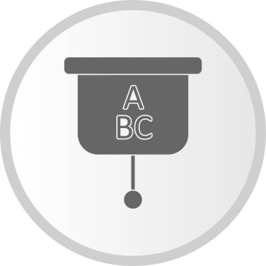 Göz Testi Vektörü Kabartma Çemberi Simge Tasarımı