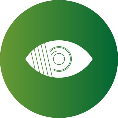  Renk körü Göz Vektörü Kabartması Çember Gradyan Simgesi Tasarımı