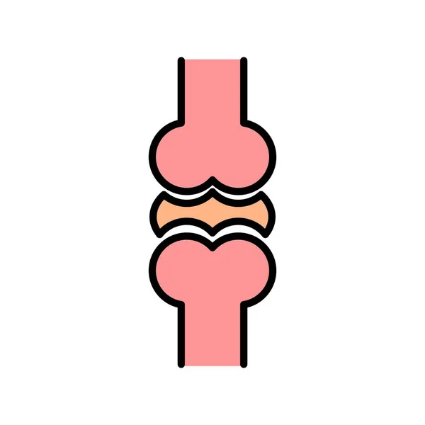 关节骨矢量线填充图标的设计 — 图库矢量图片