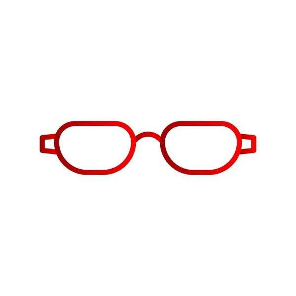 Gafas Vector Line Gradient Icon Desig — Archivo Imágenes Vectoriales