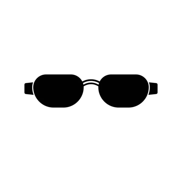 Lunettes Glyphe Vectoriel Icône Desig — Image vectorielle