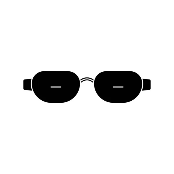 Eksi Gözlük Vektörü Glyph Simgesi Tasarımı — Stok Vektör