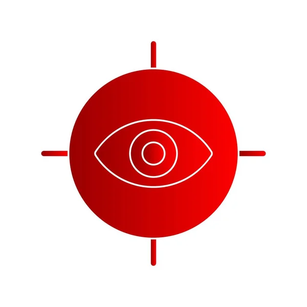 眼目标矢量象形梯度离子设计 — 图库矢量图片