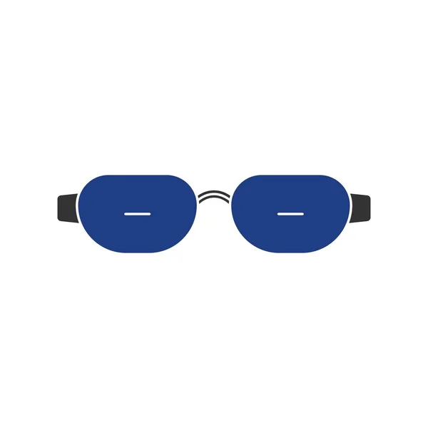 Eksi Gözlük Vektör Kabartması Renk Simgesi Tasarımı — Stok Vektör