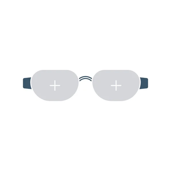 Lunettes Vector Flat Icon Desig — Image vectorielle