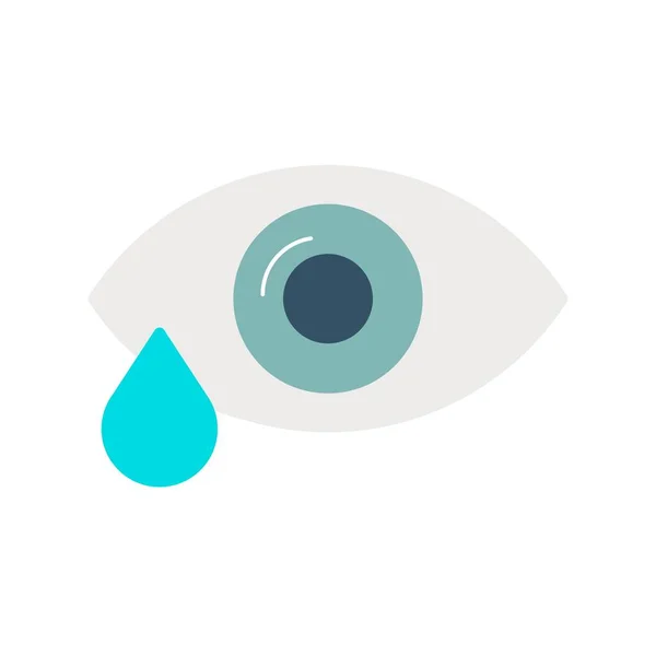 Ophthalmogy Vector Flat Icon Desig — Stock Vector