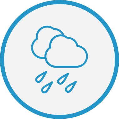 Şiddetli Yağmur Hattı Mavi Çember