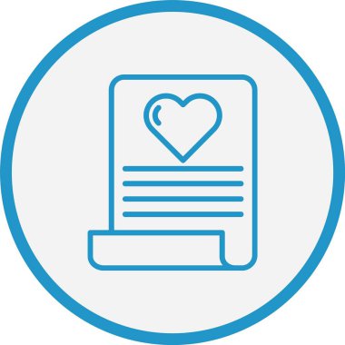 Harf Satırı Mavi Çember