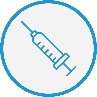 Enjeksiyon Çizgisi Mavi Çember