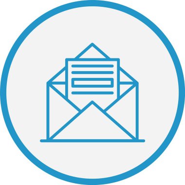 Posta Satırı Mavi Çember