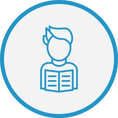 Mavi Satır Çemberi Oku