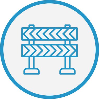 Yol Bloğu Mavi Çember