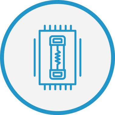 Sigorta Kutusu Satırı Mavi Çember