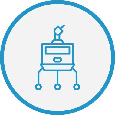 İniş Çizgisi Mavi Çember