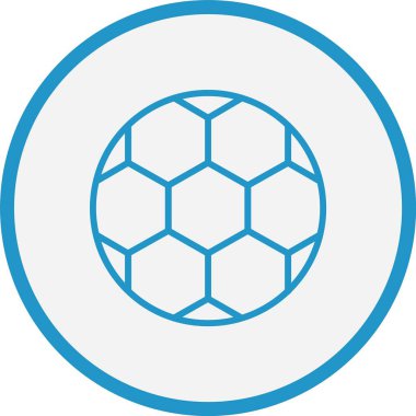 Futbol Çizgisi Mavi Çember